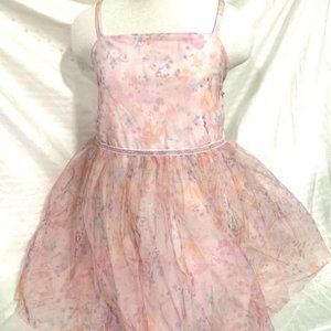 Cat & Jack Pink Watercolors Dress